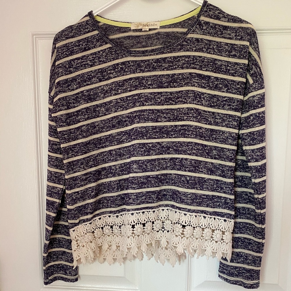 Rewind Striped Long sleeve S
